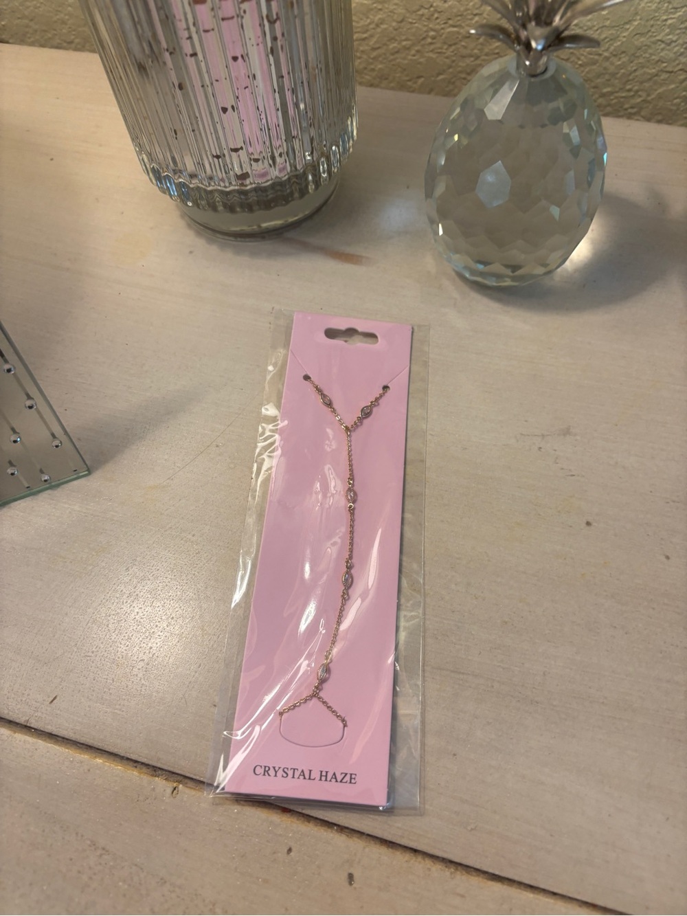 Rose Gold Delicate Lariat Necklace.